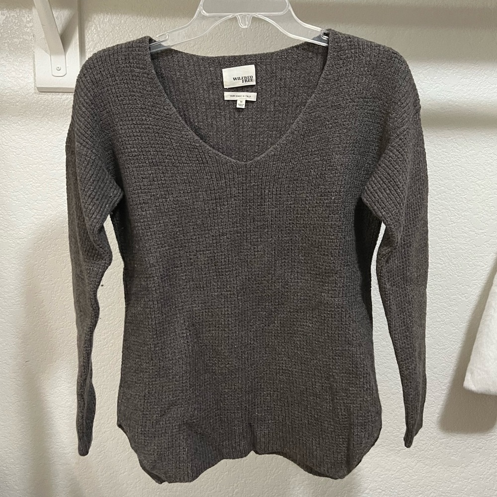 Wilfred Free grey knit sweater